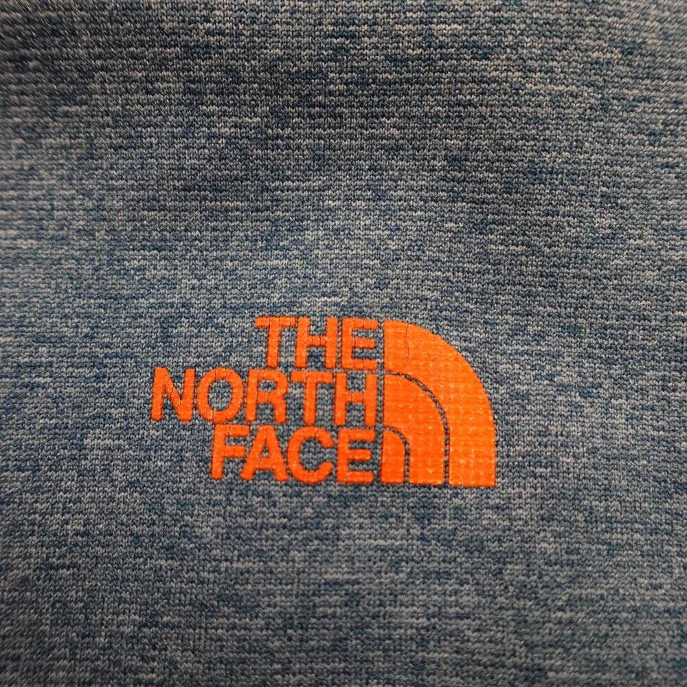 The North Face‎ Hoodie Men’s Large Blue Orange Logo Outdoor Pullover